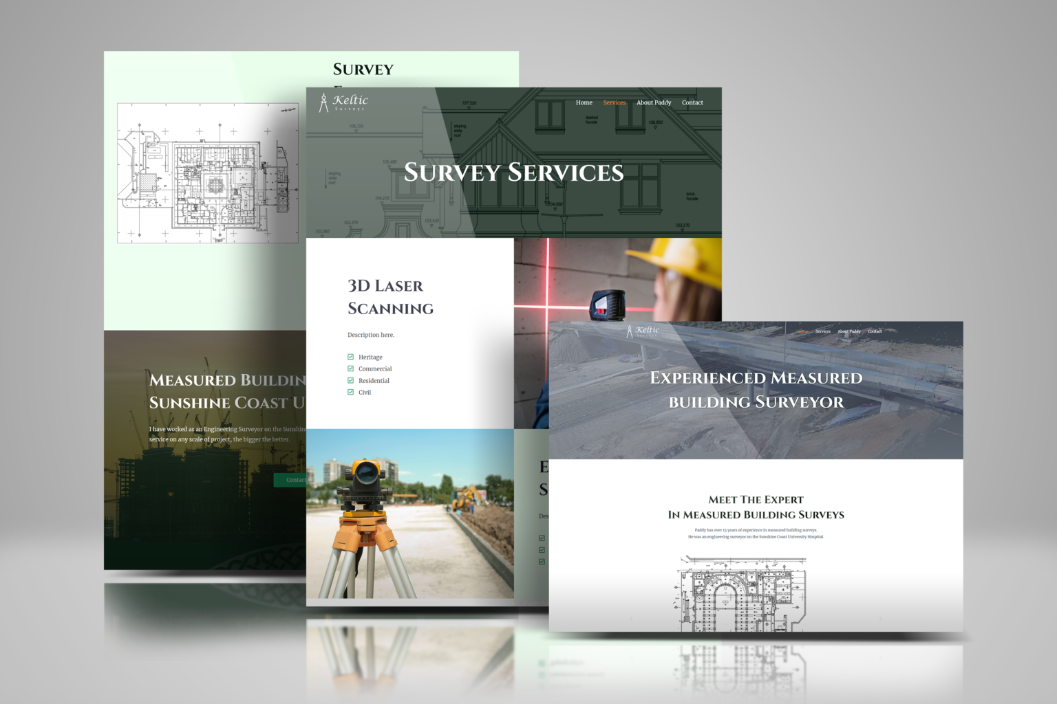 digitalon web design portfolio keltic surveys