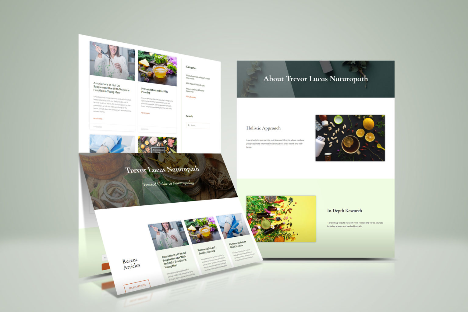Naturopath Website Design Sunshine Coast