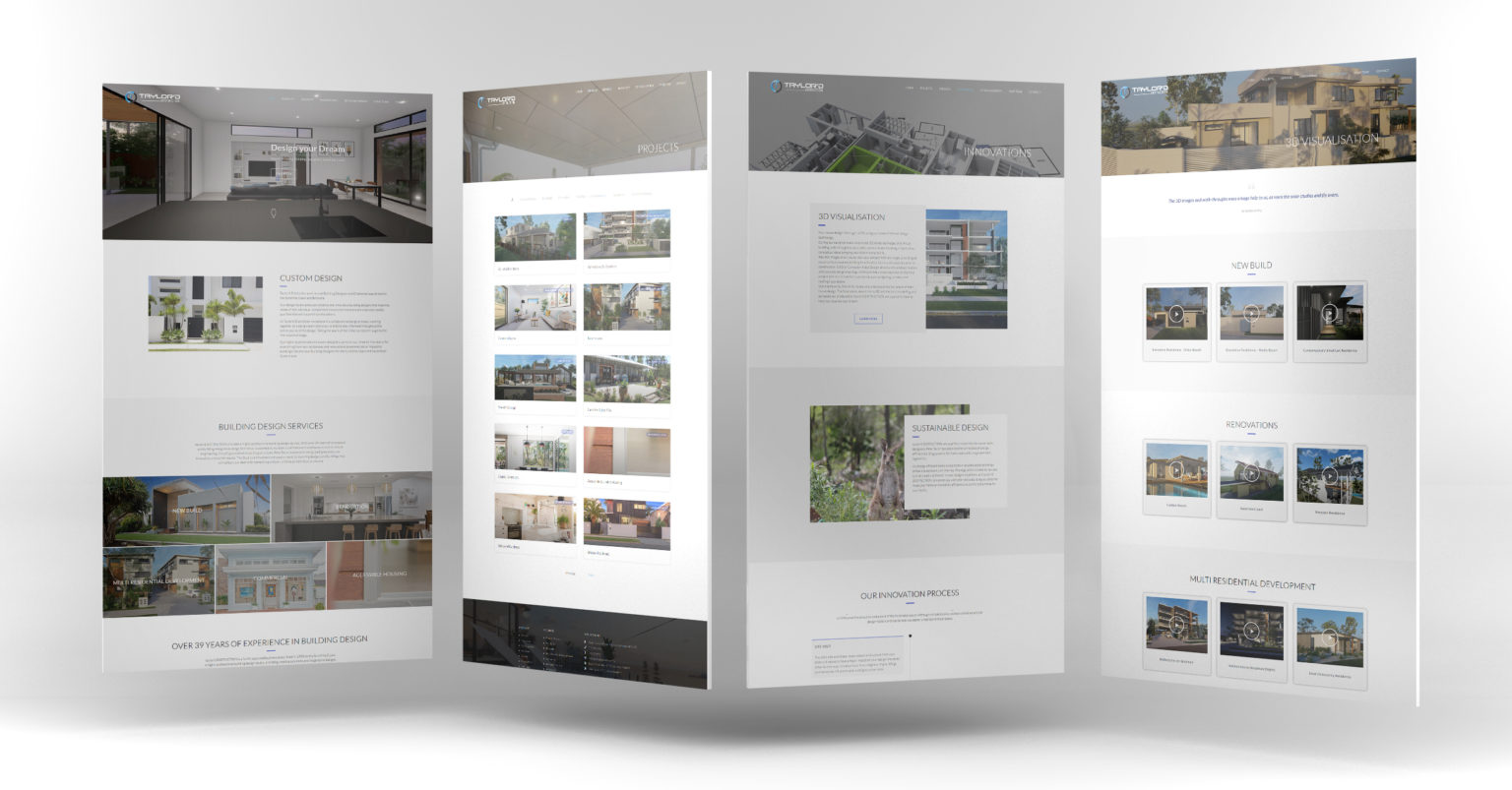 Three - fold brochure for a real estate