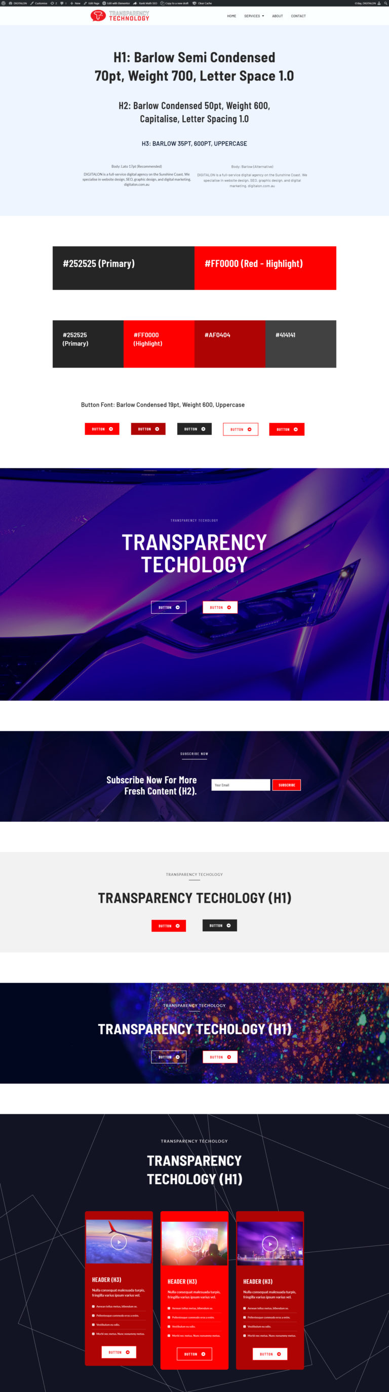 technology blog ui style guide design sunshine coast