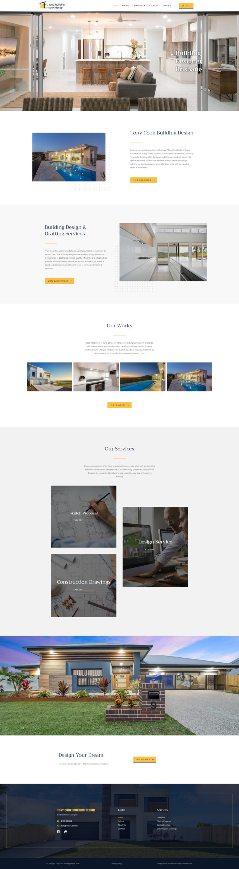 building designer brisbane website design