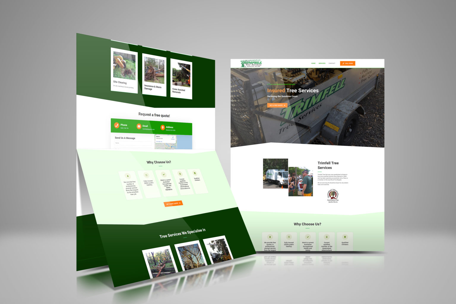 Website Redesign Tree Services Sunshine Coast