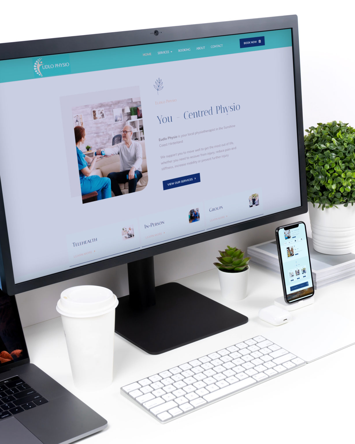 Physiotherapist website design Sunshine Coast