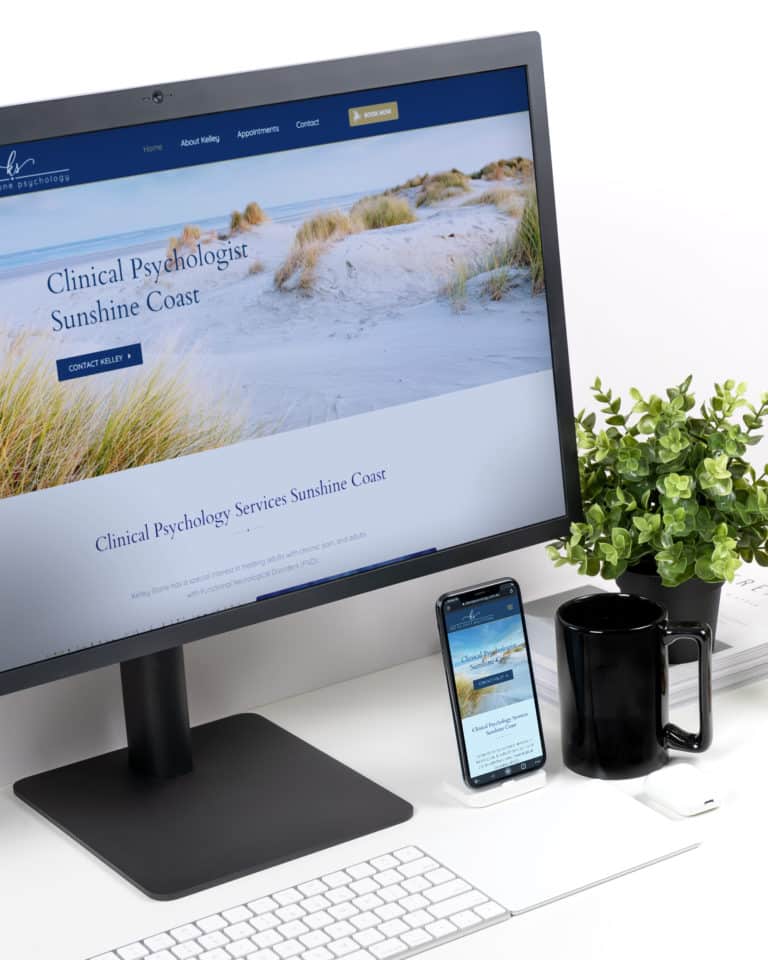 Psychologist Website Design Sunshine Coast