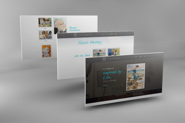 Website design for a photographer