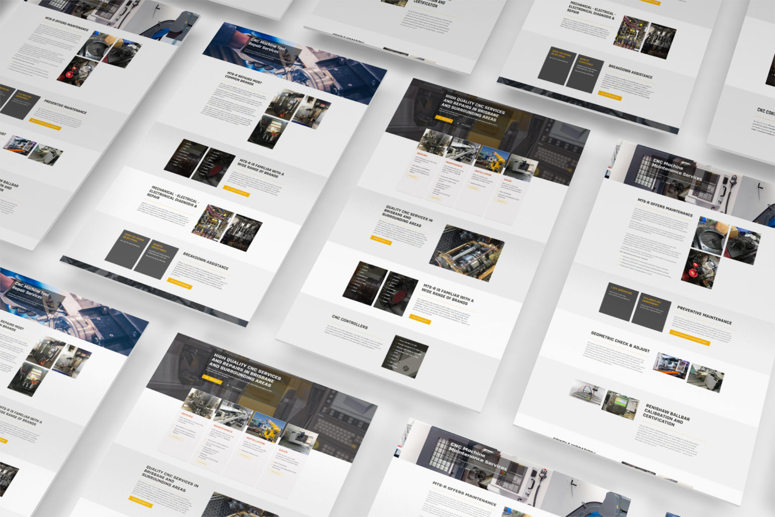 CNC specialist Sunshine website design
