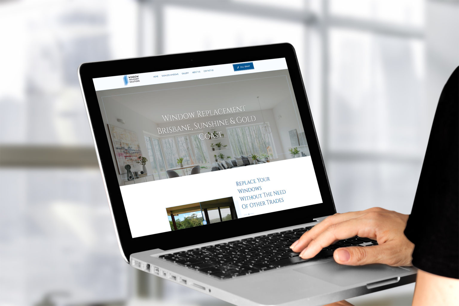 Website redesign window replacement Brisbane Sunshine Coast Gold Coast