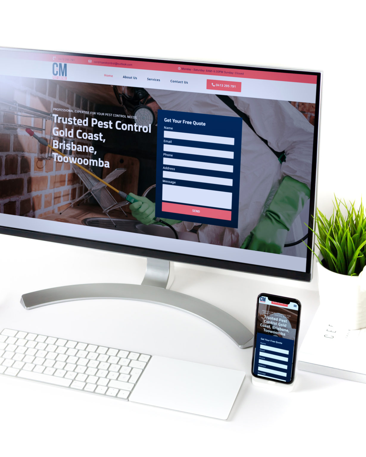 Pest Control Website Design Gold Coast