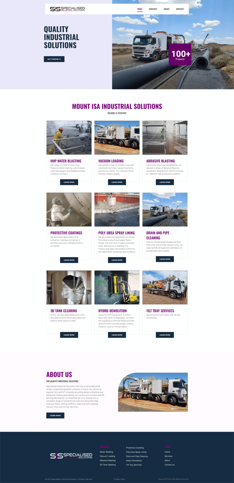 Abrasive Blasting Mount Isa DIGITALON Web Design Sunshine Coast