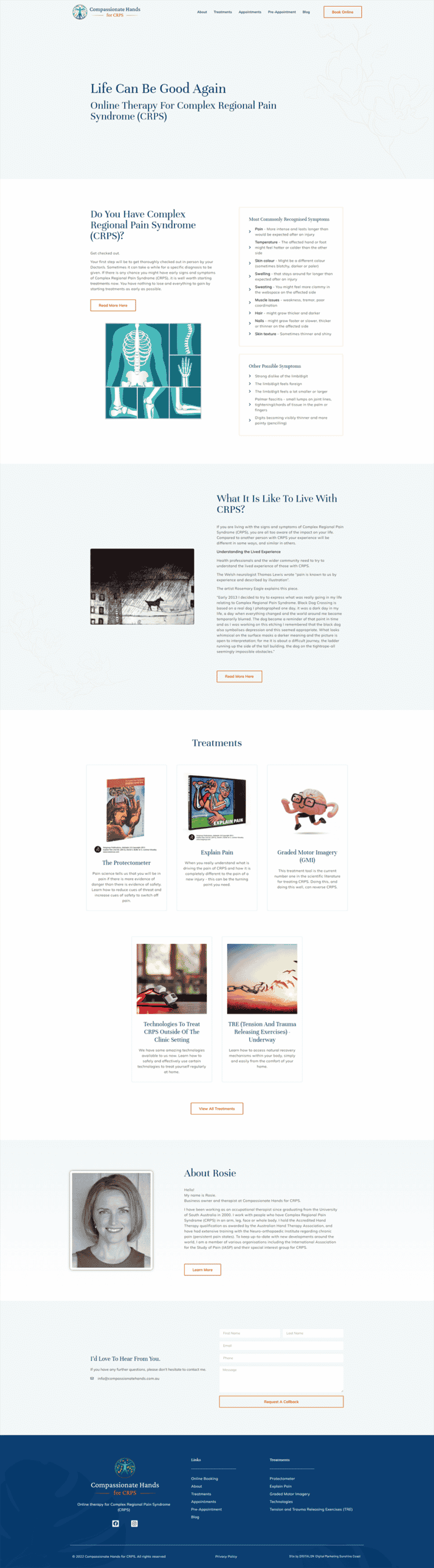 Occupational Therapist Sunshine Coast Website Design