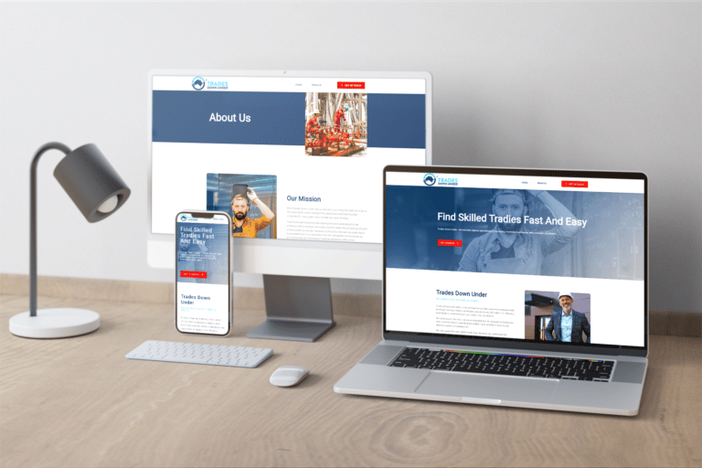 Trades Recruitment Agency Sunshine Coast Website Design DIGITALON