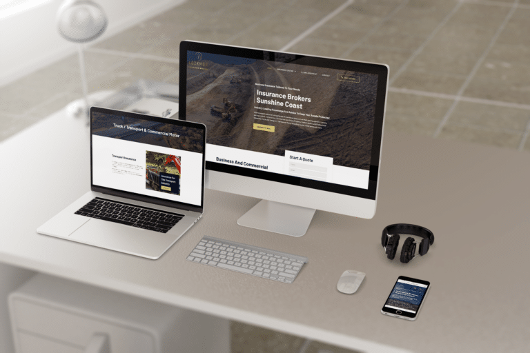 Insurance Brokers Sunshine Coast Website Design DIGITALON