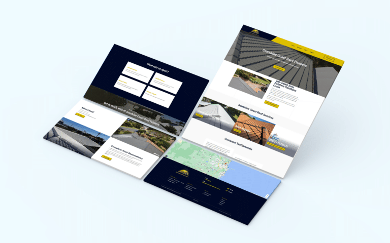 Sunshine Coast Roof Painter Website Design DIGITALON