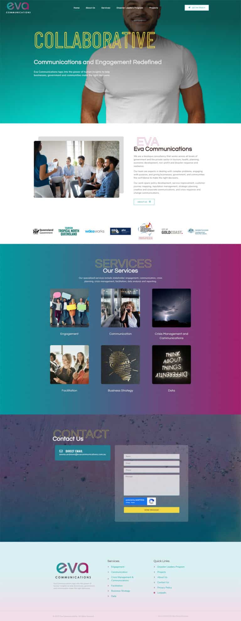 Business Communication Consultant Brisbane Website Desgin Landing Page DIGITALON
