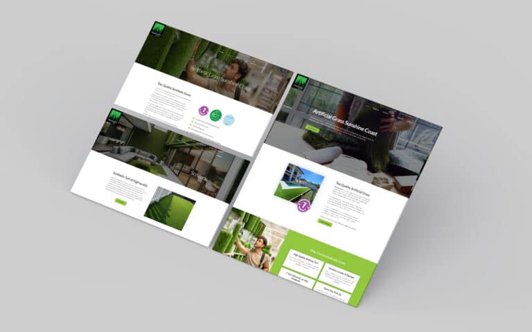 Artificial Grass Supplier Sunshine Coast Website Redesign DIGITALON