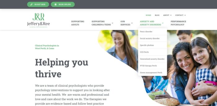 Therapist Websites in Australia