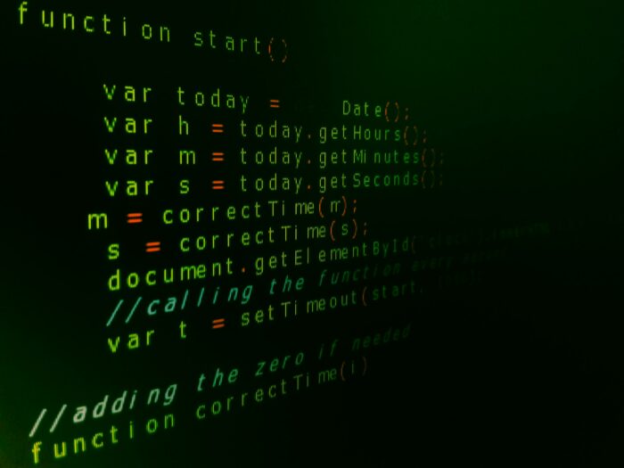Close up of a computer screen with text on it