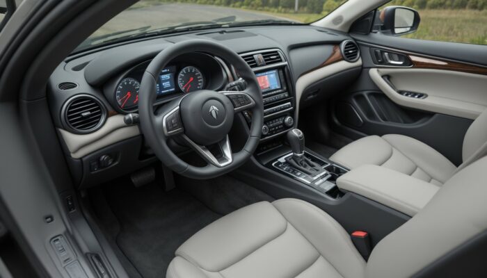 Interior of a car