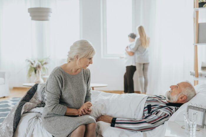 Supprting sick husband