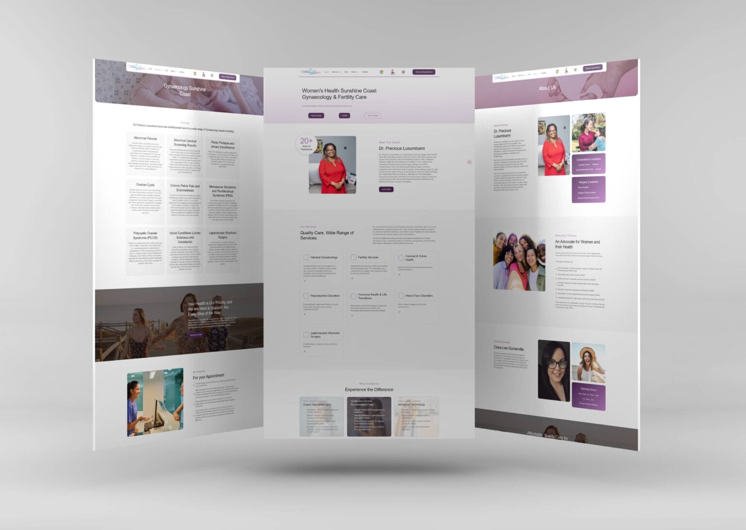 Sunshine Coast Gynaecology Website Design DigitalOn