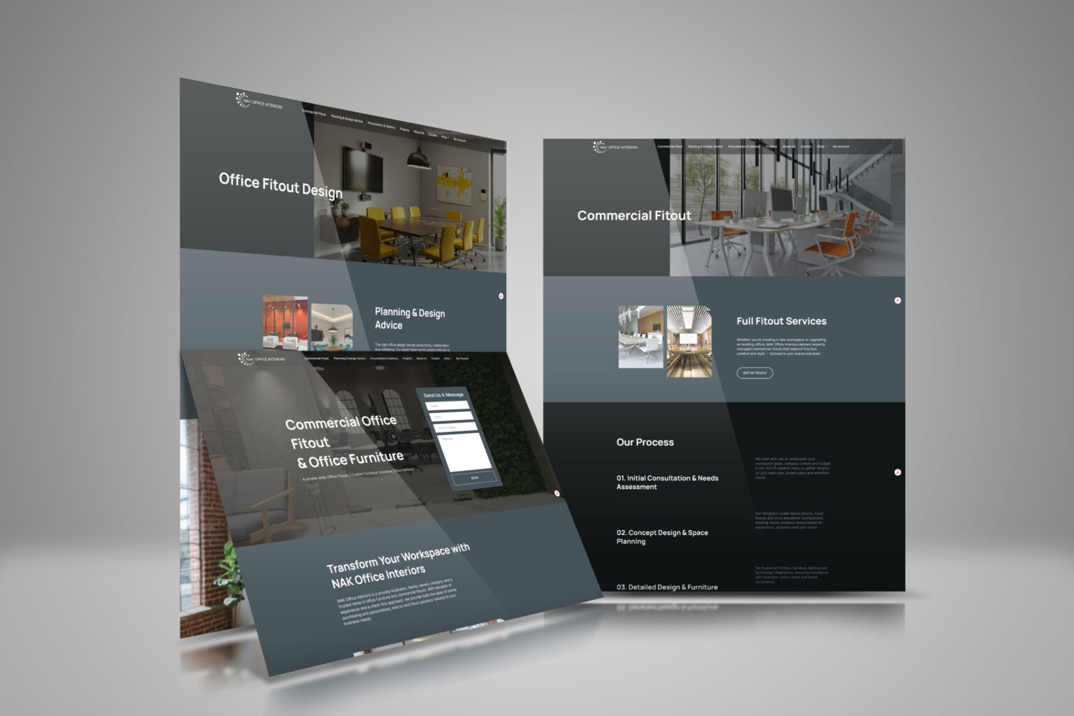 Office Furniture Online Shop Website Redesign Sunshine Coast DIGITALON