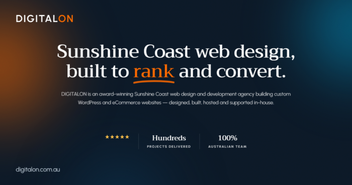 DIGITALON Sunshine Coast web design, built to rank and convert